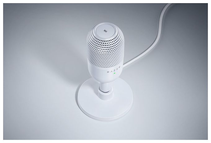 Kabelgebunden Tischmikrofon 96 kHz USB  Seiren V3 Mini (Weiß) 