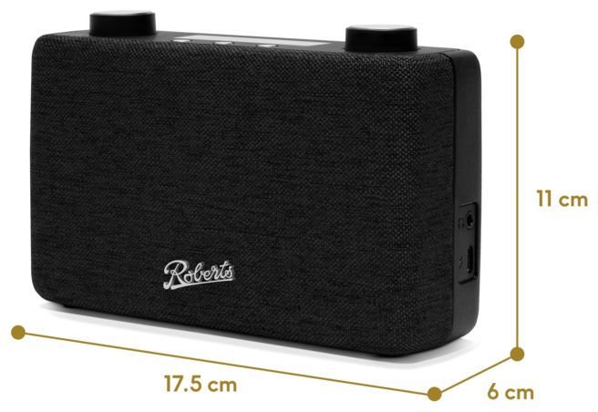 DAB, DAB+, FM Radio Tragbar  Play 11 (Schwarz) 
