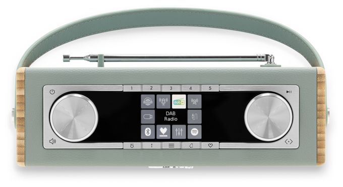 Bluetooth DAB, DAB+, FM Radio Tragbar  Rambler Max (Grün) 