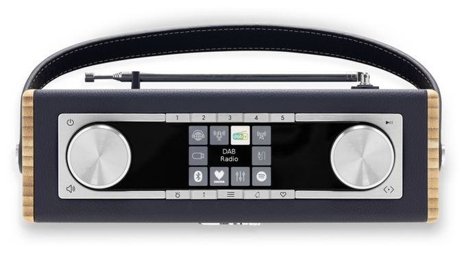 Bluetooth DAB, DAB+, FM Radio Tragbar  Rambler Max (Blau, Navy) 