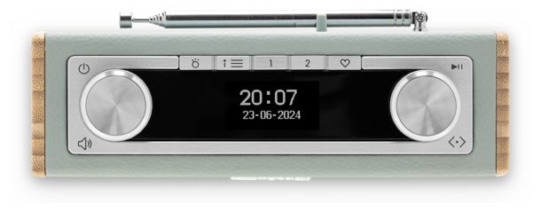 Bluetooth DAB, DAB+, FM Radio Tragbar  Rambler Uno (Blau, Grün) 