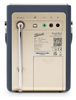 Bluetooth DAB, DAB+, FM Radio Tragbar  Revival Mini 2 (Navy) 