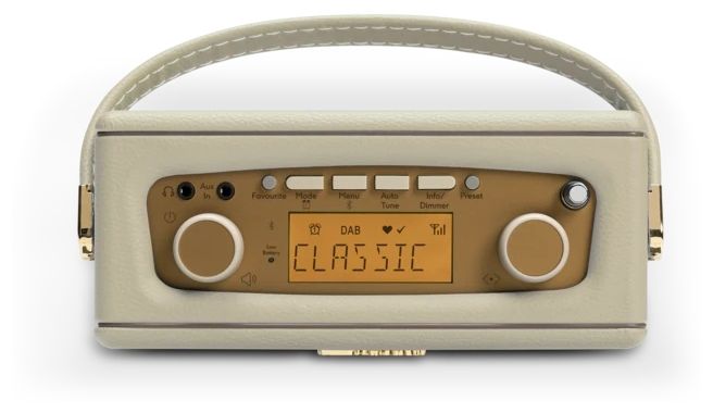 Bluetooth DAB, DAB+, FM Radio Tragbar  Revival Uno BT (Cremefarben) 