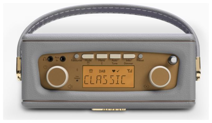 Bluetooth DAB, DAB+, FM Radio Tragbar  Revival Uno BT (Grau) 
