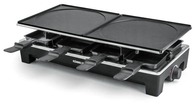 Raclettegrill für 8 Personen 1350 W  RCS1350 (Schwarz/Edelstahl) 