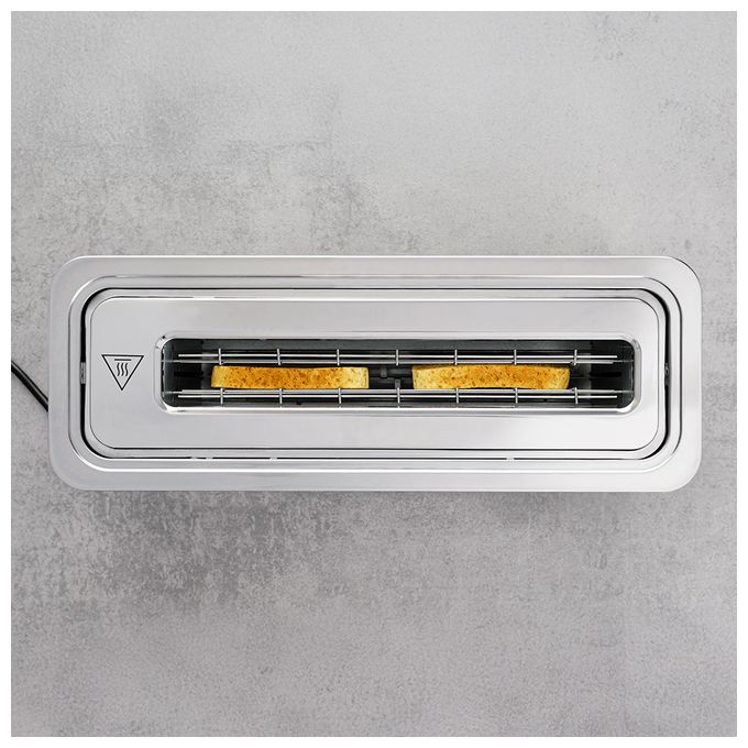 Toaster 2 Scheibe(n) 7 Stufen  TOL1000 (Edelstahl, Schwarz) 