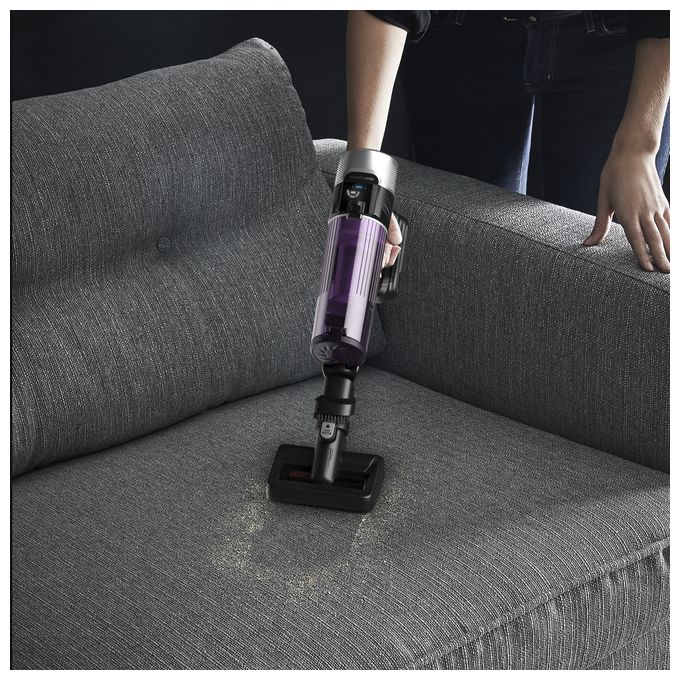 Handstaubsauger Beutellos bis 45 min Laufzeit 18 V  RH2037 X-Force Flex 9.60 (Schwarz, Violett) 
