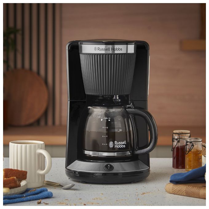 10 Tassen Filterkaffeemaschine 1,2 l  26780-56	Bronte (Schwarz, Silber) 