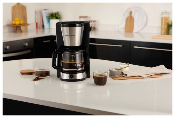 Filterkaffeemaschine 1,2 l  27400-56 Heaton (Edelstahl, Weiß) 