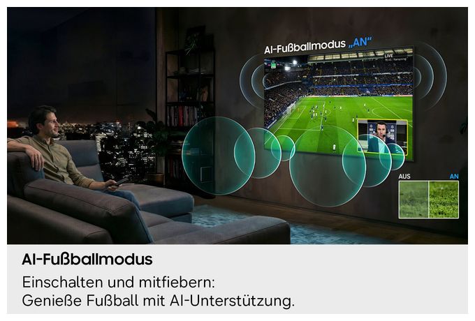 LED 2,16 m (85 Zoll) Fernseher 4K Ultra HD VESA 400 x 300 mm GU85M80HAUXZG 