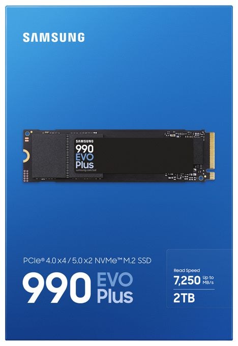 2 TB SSD PCI Express 4.0 M.2 990 Evo Plus 