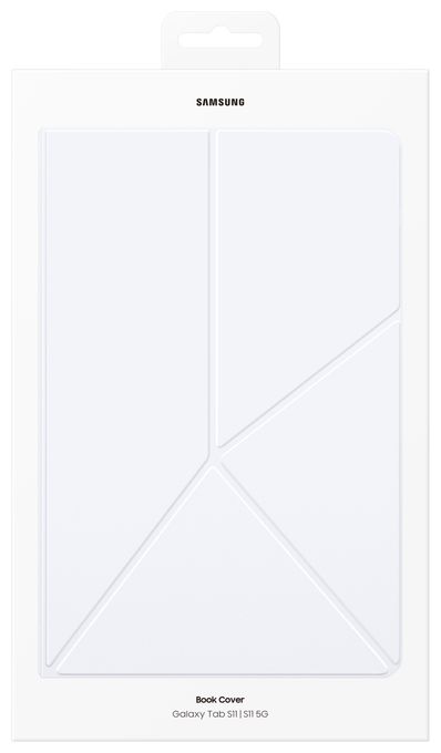 Cover für Samsung Galaxy Tab S11 bis 27,9 cm (11") Staubresistent mit Magnetverschluss (Weiß) Book 