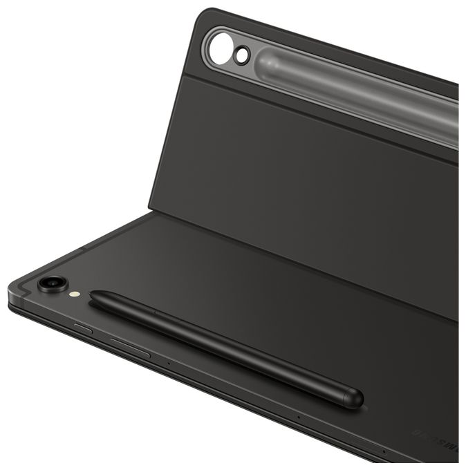 für Samsung Galaxy Tab S9, Galaxy Tab S9 FE bis 27,9 cm (11")  Book Cover Keyboard Slim EF-DX720 (Schwarz) 