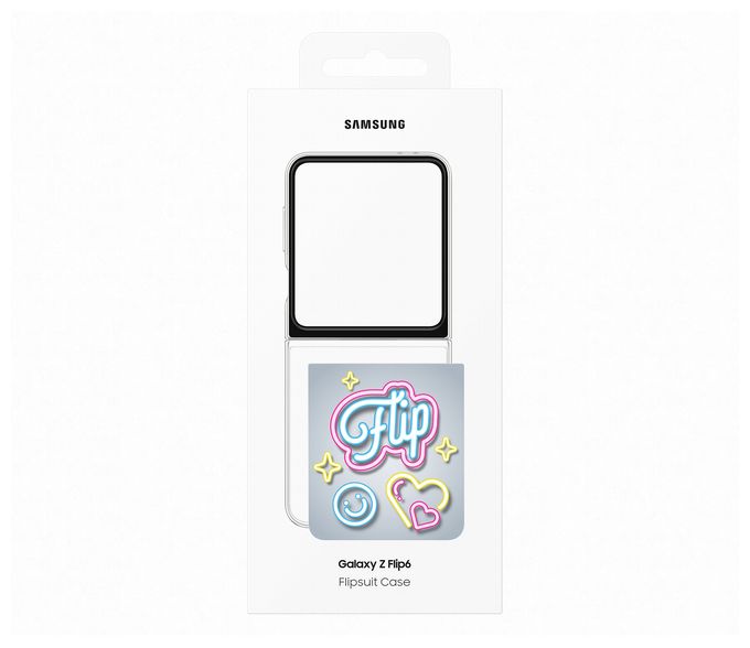 Cover für Samsung Galaxy Z Flip6  FlipSuit Case (Transparent) 