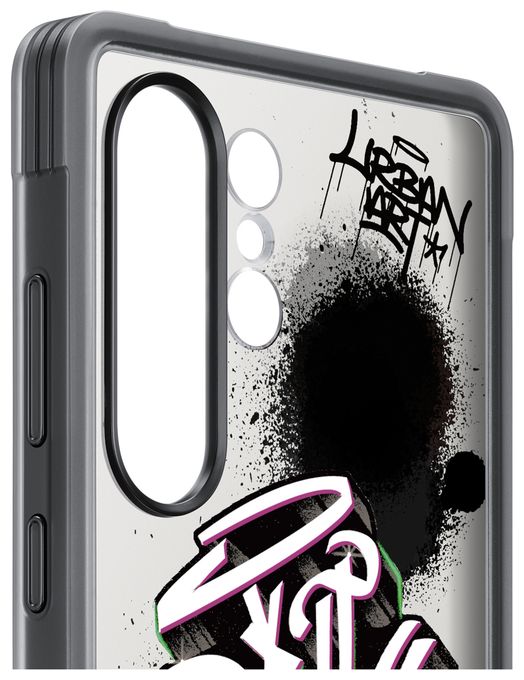 Cover für Samsung Galaxy S25 Ultra  Flipsuit Rugged Case (Schwarz, Mehrfarbig) 