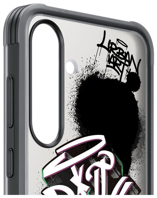 Cover für Samsung Galaxy S25+  Flipsuit Rugged Case (Schwarz, Mehrfarbig) 