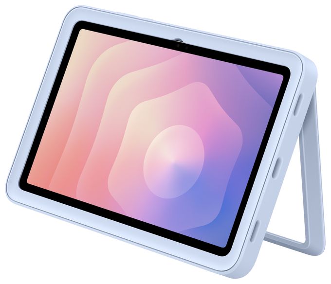 Cover für Samsung Galaxy Tab S11 bis 27,9 cm (11") Stoßfest, Schlagfest (Blau) Frame 
