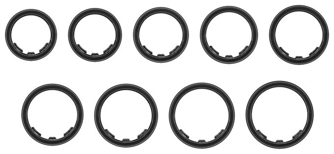 Smart Ring Größe 12  Galaxy Ring (Schwarz) 