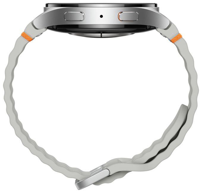 Digital 44 mm M/L Smartwatch Rund IP68 327 ppi  Galaxy Watch7 (Silber) 
