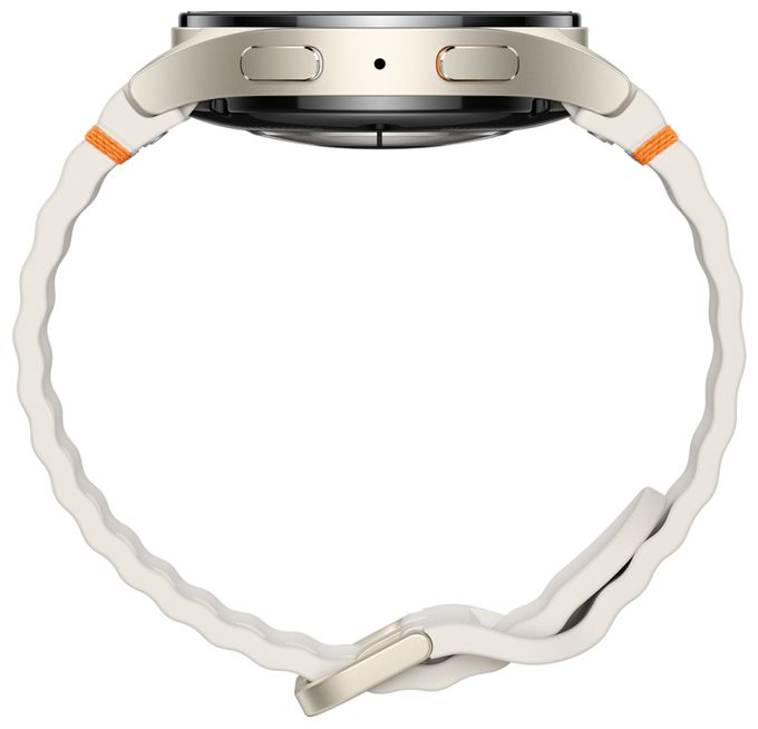 Digital 40 mm S/M Smartwatch Rund IP68 330 ppi 4G  Galaxy Watch7 (Cremefarben) 