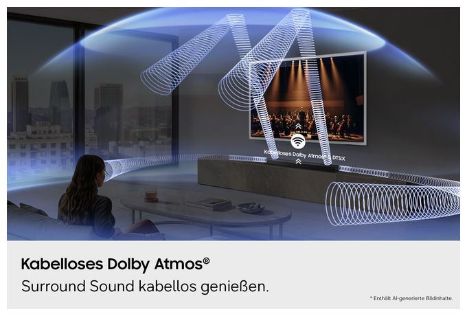 Soundbar 7.1.2 Kanäle  HW-QS95GH/ZG (Schwarz, Titan) 