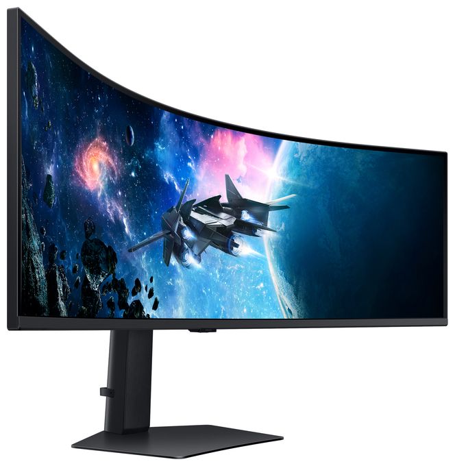 Quad HD Monitor 124,5 cm (49 Zoll) 32:9 1 ms 450 cd/m²  Odyssey G9 LS49CG954EUXEN (Schwarz) 