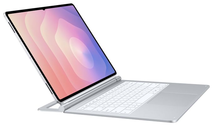 für Samsung Galaxy Tab S11 Ultra  Pro Keyboard (Silber) 