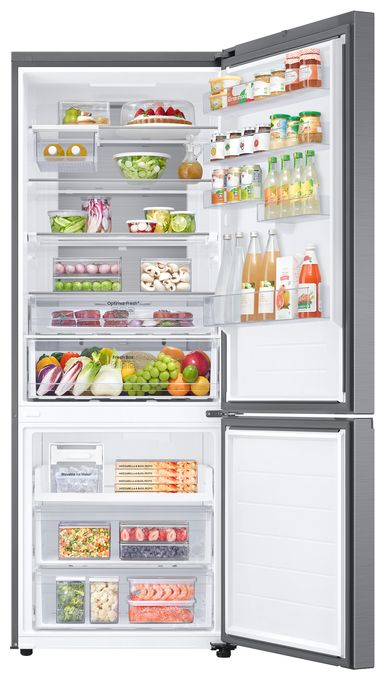 370 l / 168 l Kühl-Gefrierkombi freistehend NoFrost 128 kWh Jahr  RB53DG706AS9EF (Edelstahl) 