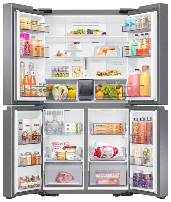 Side-by-Side Kühl-/ Gefrierkombination French Door 390 l / 259 l 362 kWh 1746 mm x 912 mm  RF59C700ES9 (Silber) 