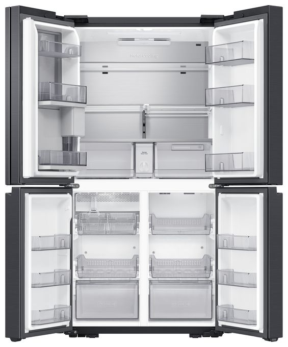 Side-by-Side Kühl-/ Gefrierkombination French Door 386 l / 250 l 365 kWh NoFrost 1830 mm x 912 mm  RF65DG960ESG (Edelstahl) 