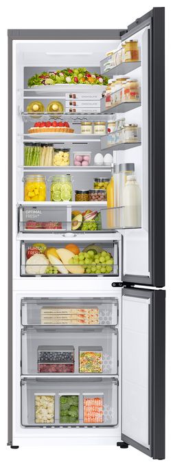 273 l / 114 l Kühl-Gefrierkombi freistehend NoFrost 134 kWh Jahr  RL38C7B5BB1 (Schwarz) 