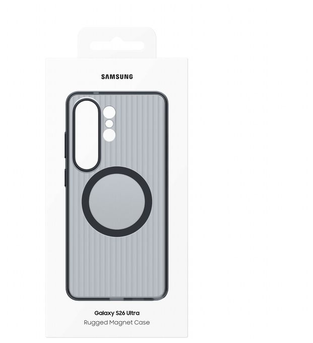 Cover für Samsung Galaxy S26 Ultra  Rugged Magnet Case (Schwarz) 