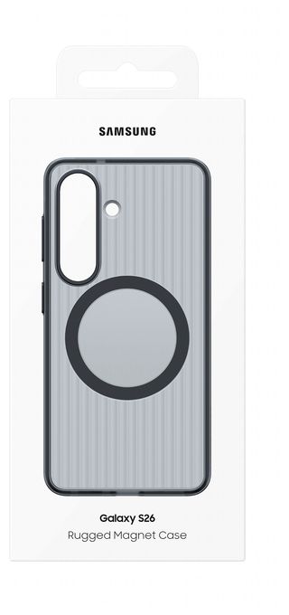 Cover für Samsung Galaxy S26  Rugged Magnet Case (Schwarz) 