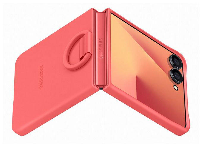 Cover für Samsung Samsung  Silicone Ring Case (Rot) 