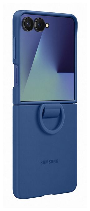 Cover für Samsung Samsung  Silicone Ring Case (Navy) 