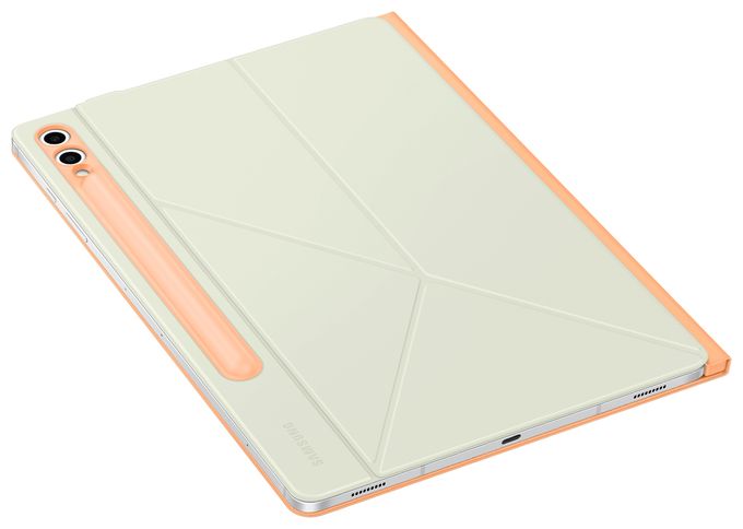 Folio für Samsung Galaxy Tab S10+, Galaxy Tab S9+, Galaxy Tab S9 FE+ bis 31,5 cm (12.4") Kratzresistent (Orange) Smart Book Cover 