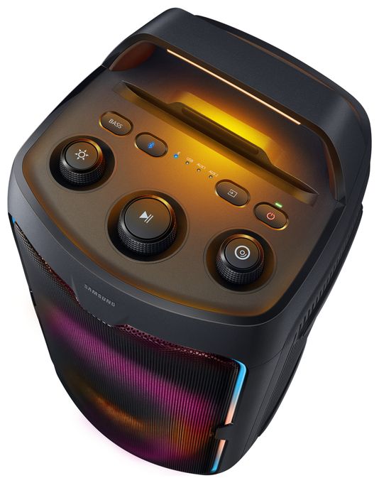 160 W Bluetooth Lautsprecher IPX4 Laufzeit bis 12 h  Sound Tower MX-ST40F (2025) (Schwarz) 