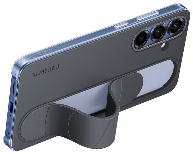 Cover für Samsung Galaxy S25+  Standing Grip Case (Schwarz) 