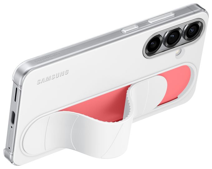 Cover für Samsung Galaxy S25  Standing Grip Case (Weiß) 