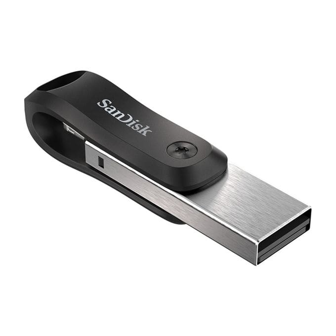 USB Type-A / Lightning Stick 128 GB  iXpand Go (Schwarz, Silber) 