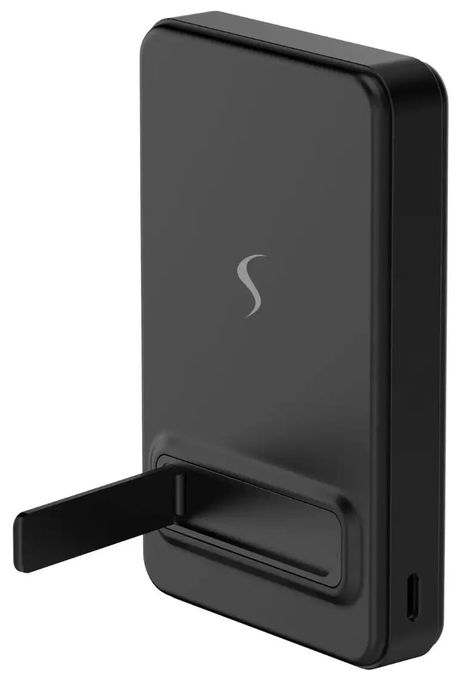 10000 mAh Powerbank USB Typ-C Kabelloses Laden  MagPower Max (Schwarz) 