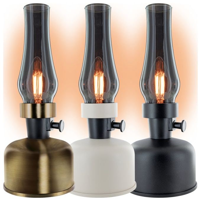 LED 1800 K Batterie/Akku TILA1802 Petroleum Leuchte 