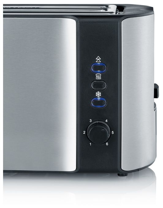 Toaster 1400 W 2 Scheibe(n)  AT2590 (Schwarz, Silber) 