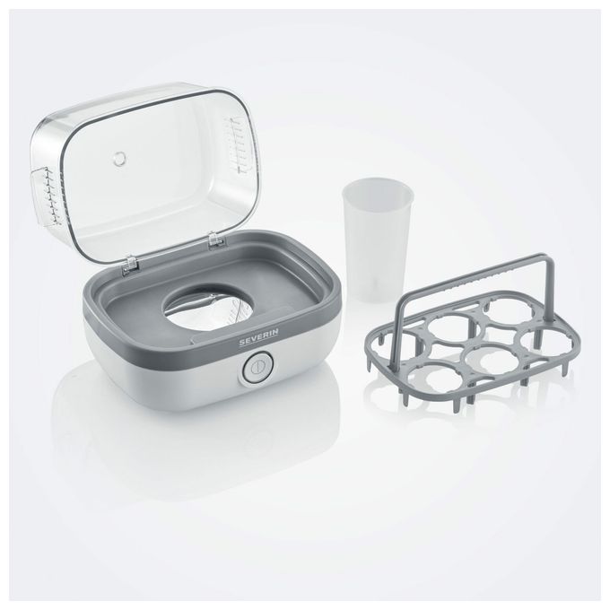 Eierkocher für 6 Eier  EK3164 (Grau, Weiß) 