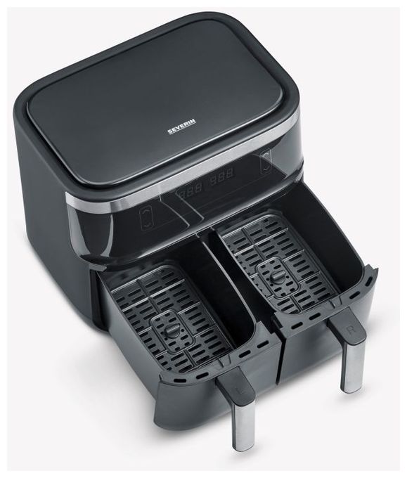 Doppel Heißluftfritteuse 8 l 2600 W  FR2463 (Schwarz) 