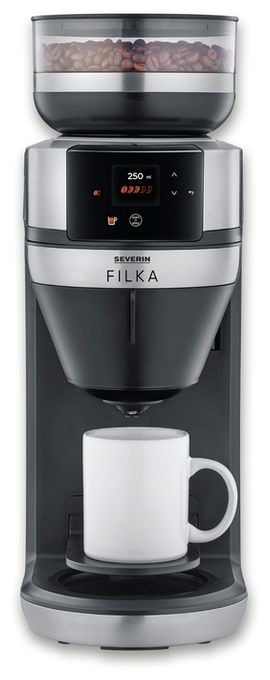 1 Tassen Filterkaffeemaschine  KA4852 (Schwarz, Silber) 