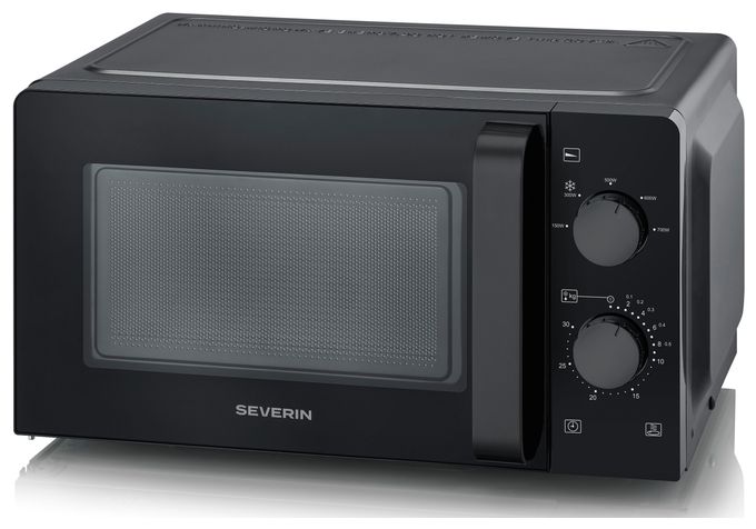 Freistehende Mikrowelle 700 W Größe: klein 6 Stufen  MW7580 (Schwarz) 