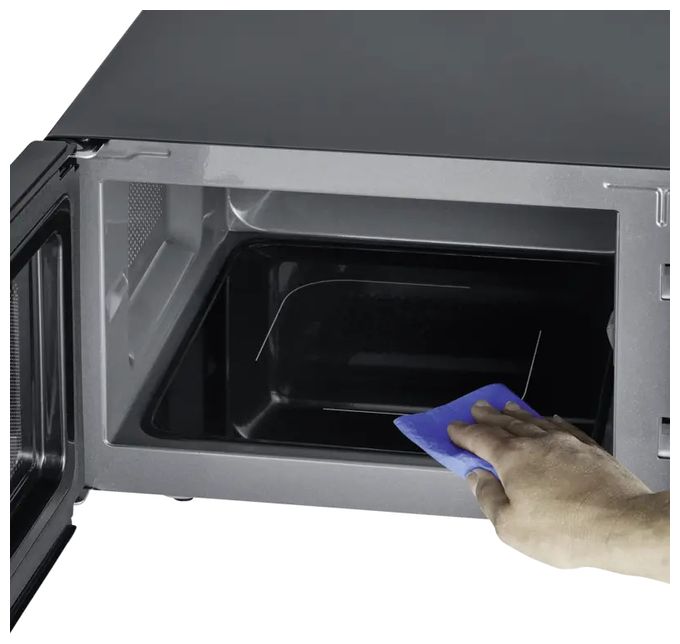 Freistehende Mikrowelle 800 W 6 Stufen  MW7765 (Schwarz, Silber) 