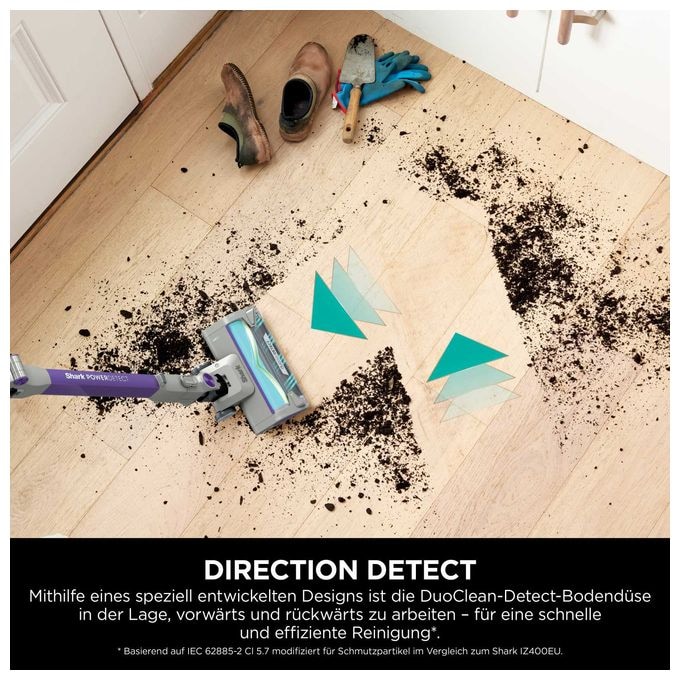 Handstaubsauger Beutellos bis 70 min Laufzeit  IP1251EUT PowerDetect (Grau, Violett) 