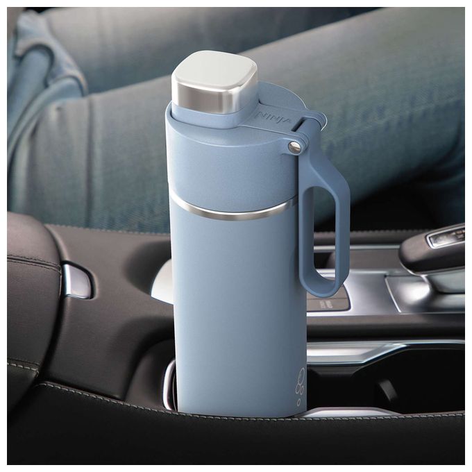 Kunststoff, Edelstahl  Thirsti 530ml (Blau) 